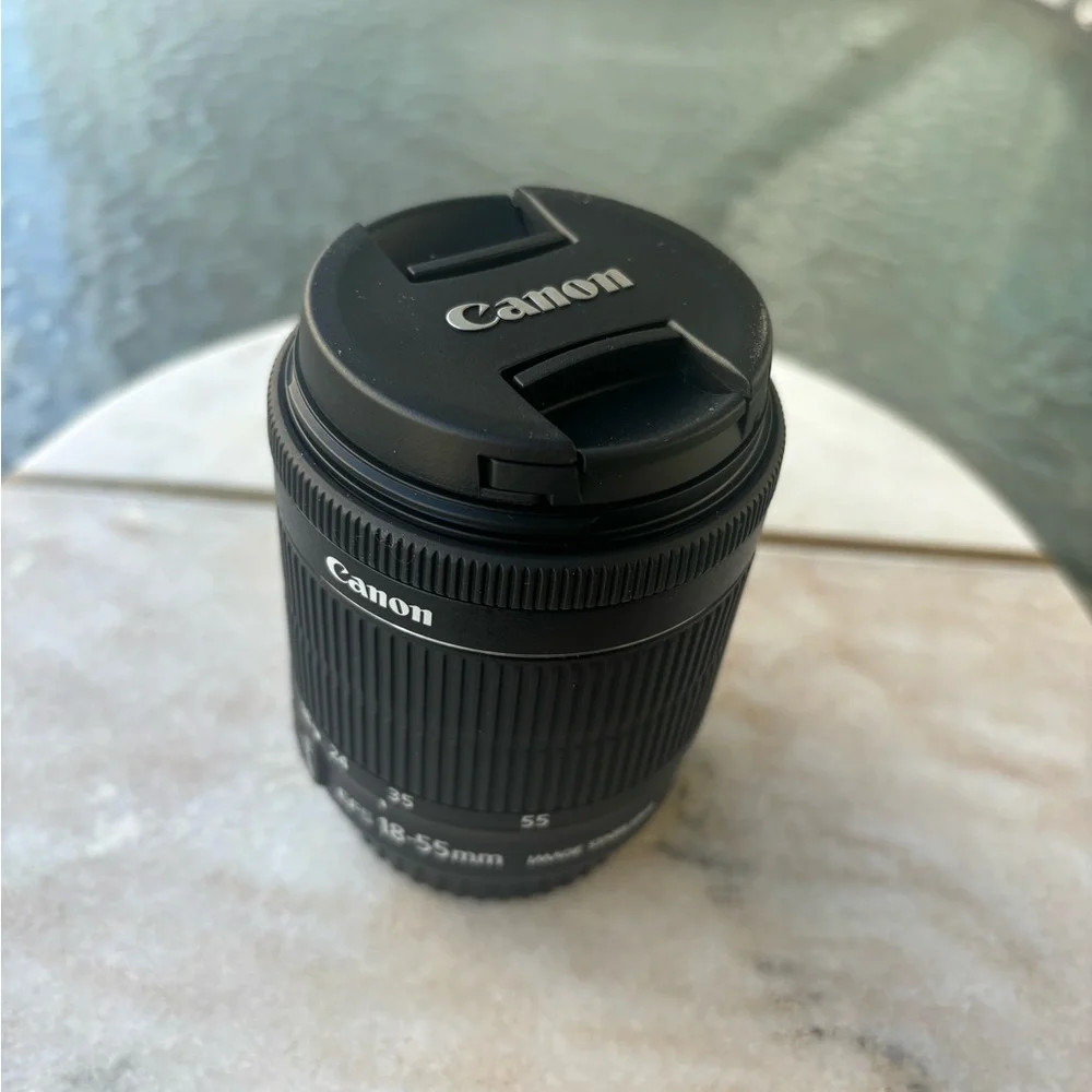 Canon Black Camera Lens 18-55mm